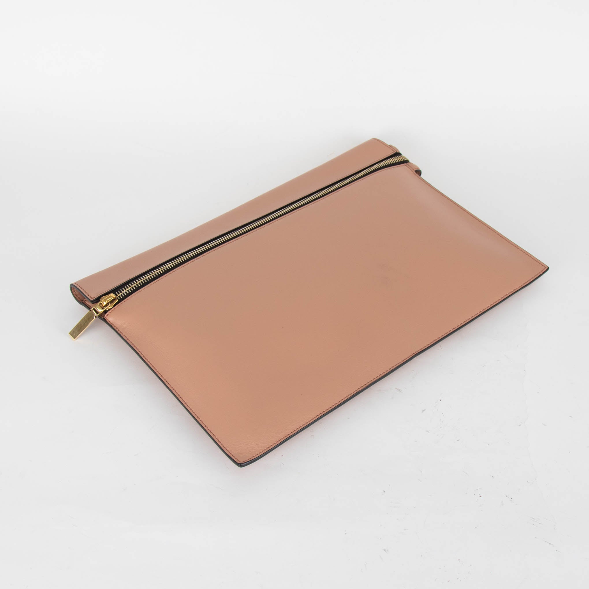 Victoria Beckham Blush Colour Block Leather Pochette Phoenix Style