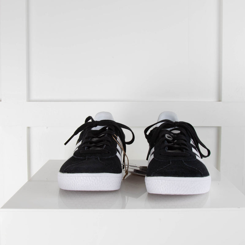 Adidas Black and White Ortholite Gazelle Trainers