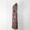 Odd Molly Susanna Dark Berry Coloured Patterned Maxi Dress