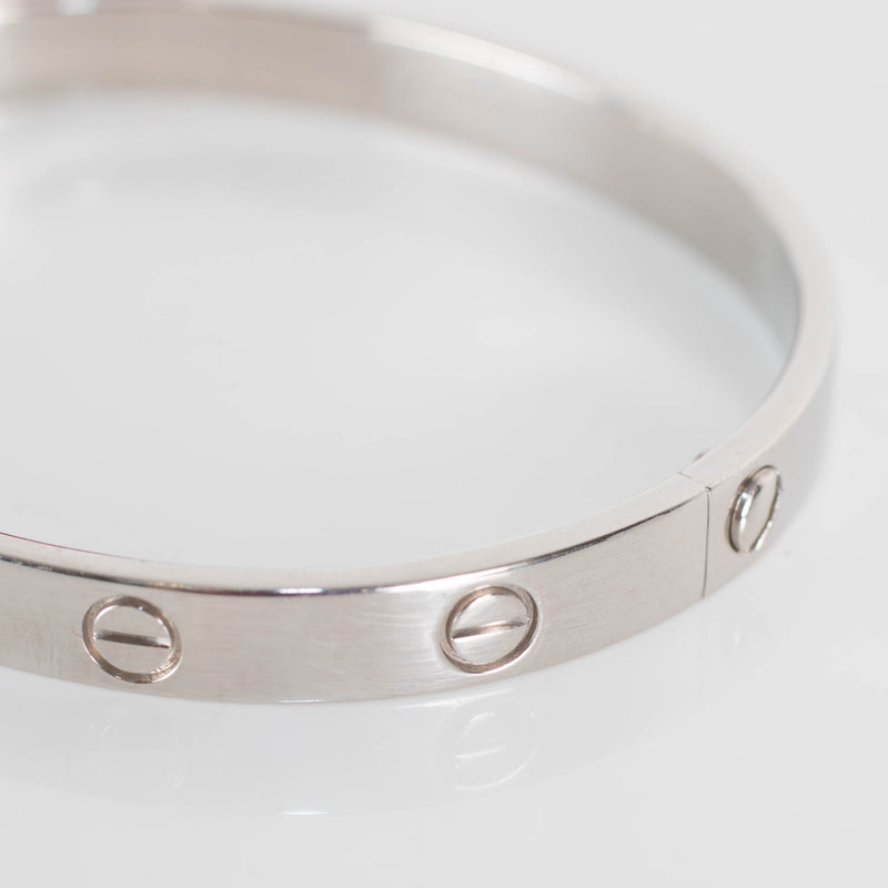 Cartier Platinum Love Bangle With Screw