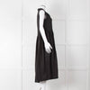 Frank & Eileen Black Sleeveless Linen Collared Dress