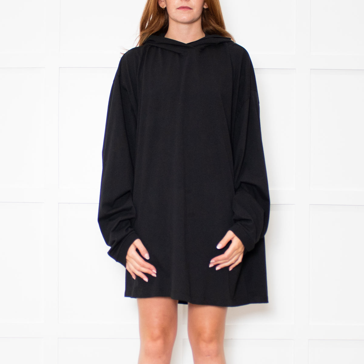 Raey Black Cotton Hoodie