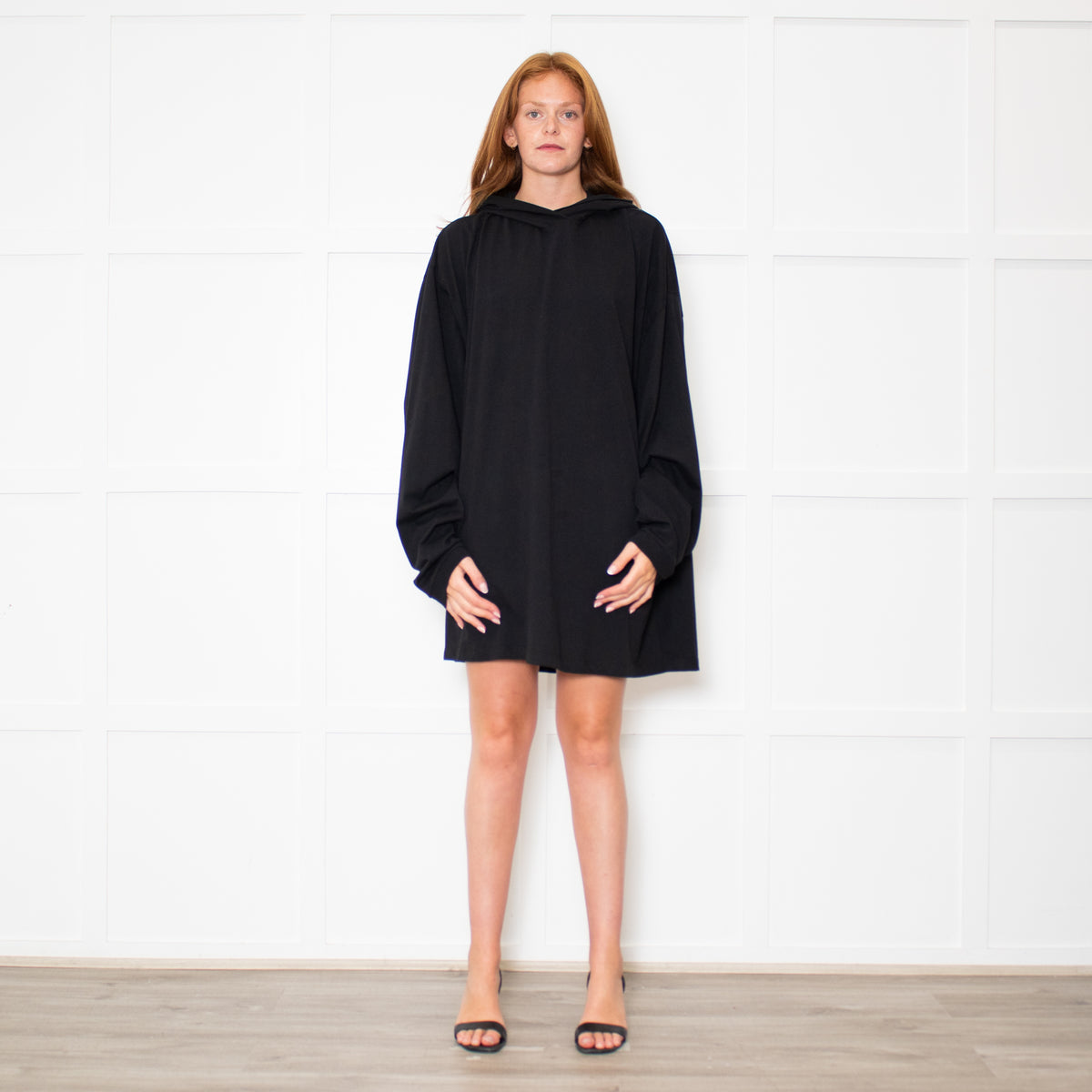 Raey Black Cotton Hoodie