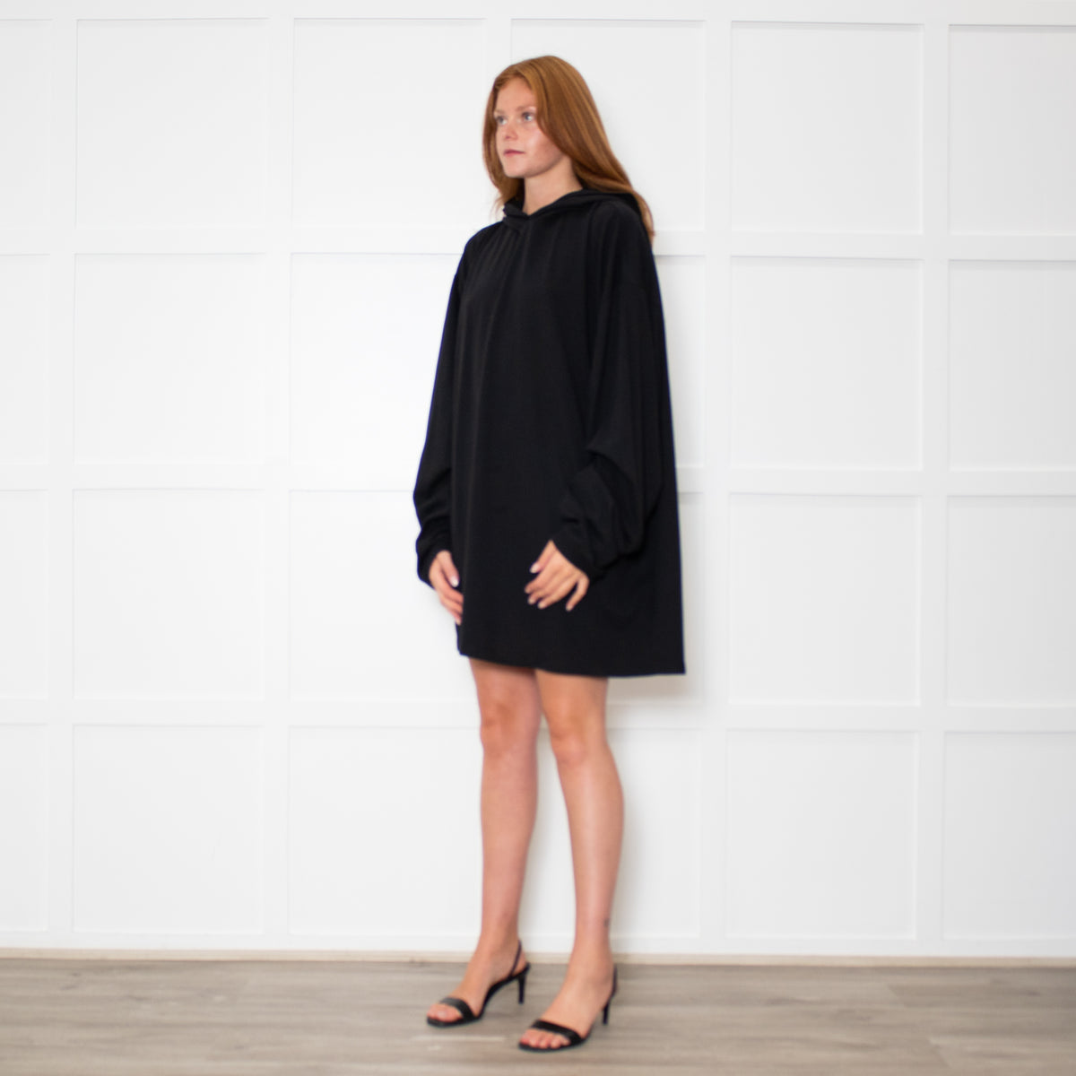 Raey Black Cotton Hoodie