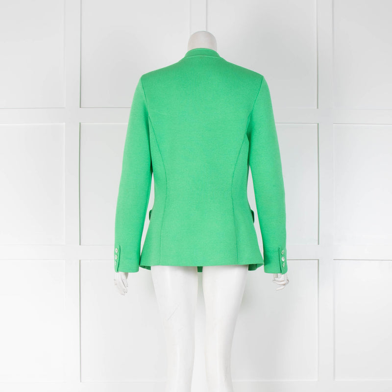 Loro Piana Silk Green Knit Jacket