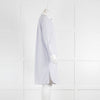 Balenciaga Light Blue Red Stripe Shirt Dress