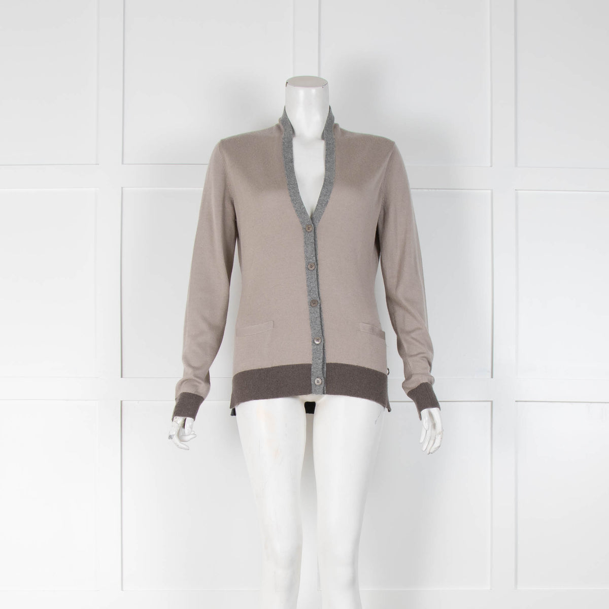 Loro Piana Contract Colour Cashmere Cardigan
