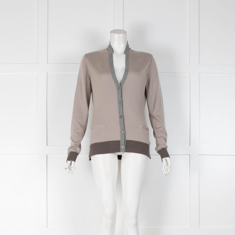 Loro Piana Contract Colour Cashmere Cardigan