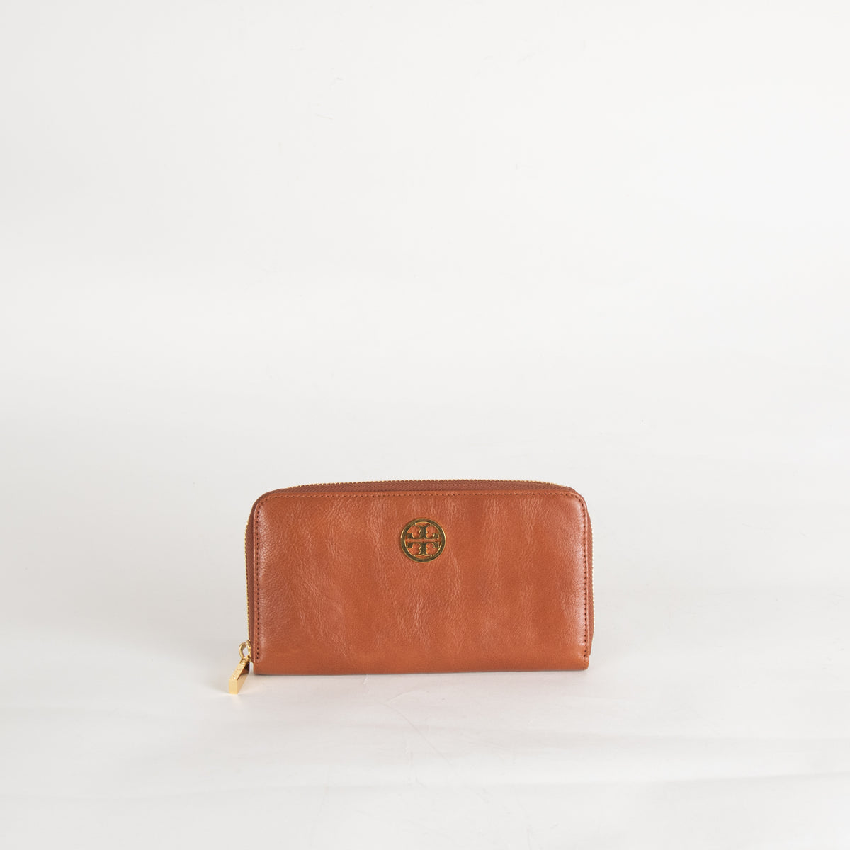 Tory Burch Tan Zip Around Wallet