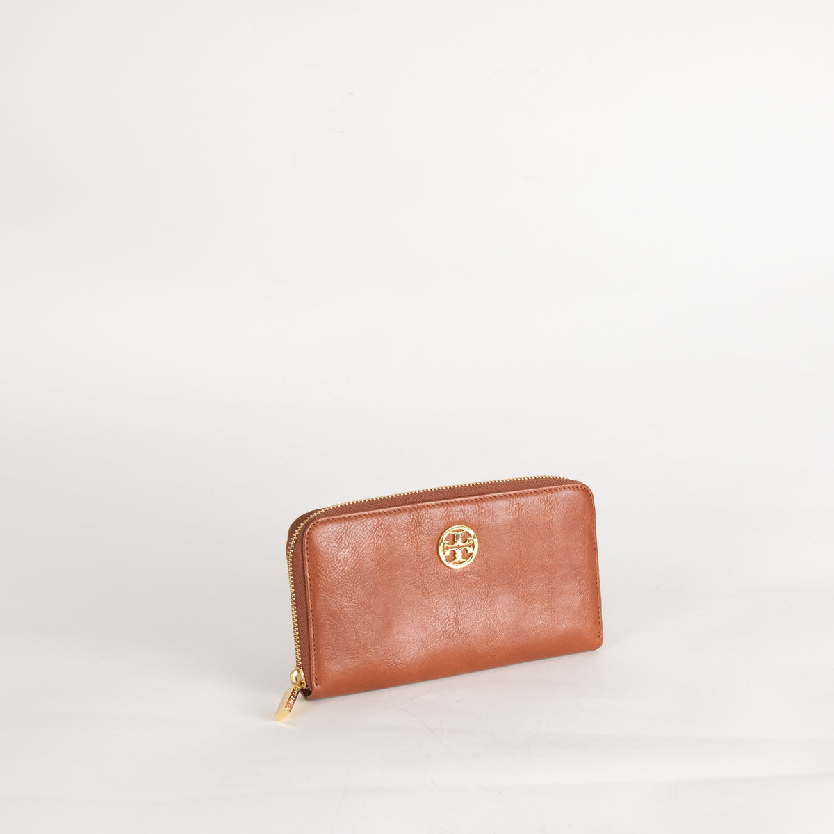 Tory Burch Tan Zip Around Wallet