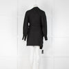 Jacquemus Black Draped Bahia Mini Dress
