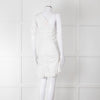 Isabel Marant Etoile White One Shoulder Cotton Mini Dress