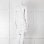 Isabel Marant Etoile White One Shoulder Cotton Mini Dress