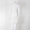 Isabel Marant Etoile White One Shoulder Cotton Mini Dress