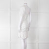 Isabel Marant Etoile White One Shoulder Cotton Mini Dress