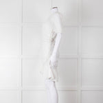 Isabel Marant Etoile White One Shoulder Cotton Mini Dress
