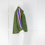Vilagallo Green Jacket Sequin Arm Stripe