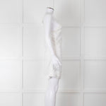 Faithful The Brand White Linen One Shoulder Dress