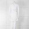 Faithful The Brand White Linen One Shoulder Dress