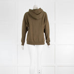 Chinti And Parker Khaki Smiley World Hooded Sweatshirt