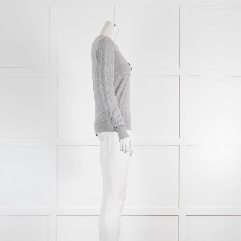 Markus Lupfer Grey Panda Cotton Jumper