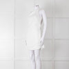 Faithful The Brand White Linen One Shoulder Dress