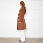 Marella Tan Wool Coat