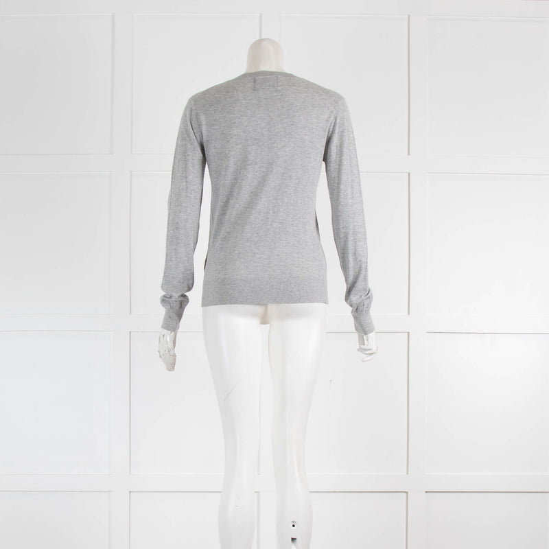 Markus Lupfer Grey Panda Cotton Jumper