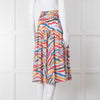 Leon & Harper Multi Coloured Tiered Tie Waist Skirt