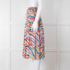 Leon & Harper Multi Coloured Tiered Tie Waist Skirt