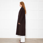 Rag & Bone Manteco Brown Wool Double Breasted Coat
