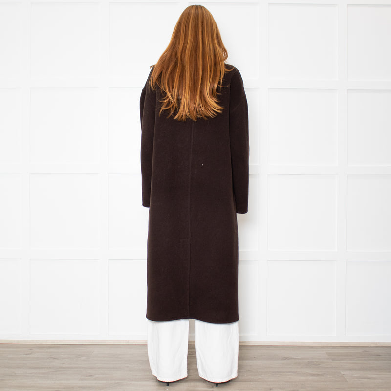 Rag & Bone Manteco Brown Wool Double Breasted Coat