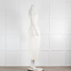 Emilia Wickstead Cream Fitted Strapless Dress