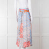 Marc Cain Sports Blue Multi Print Stretch Waist Skirt