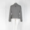 Loro Piana Grey Cashmere Sparkle Knit Jacket