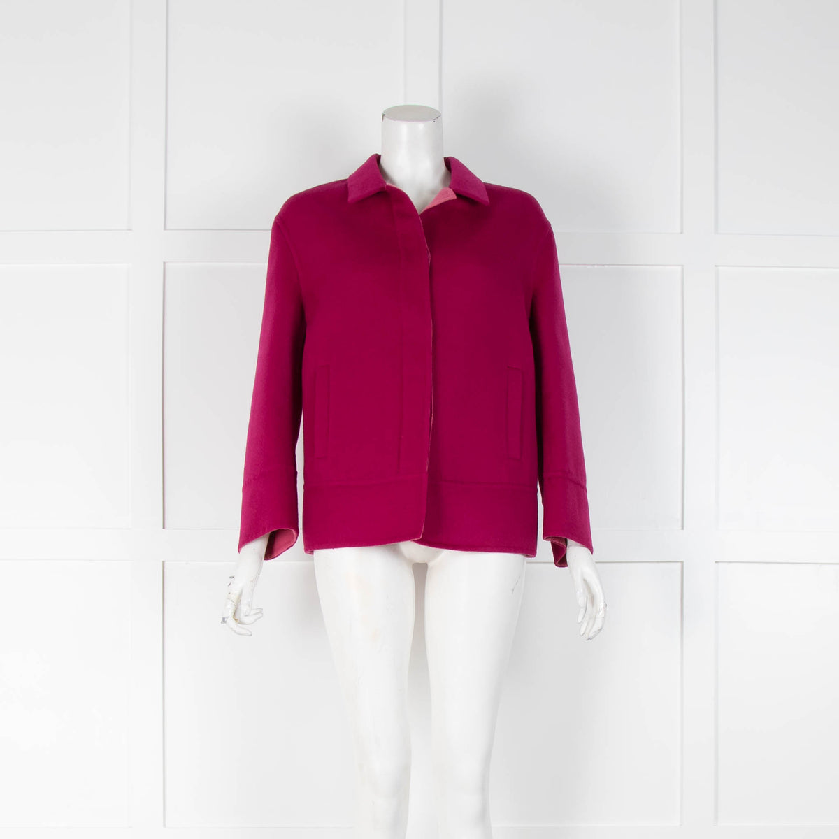 Loro Piana Fuschia Cashmere Short Jacket