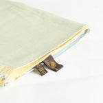 Loro Piana  Yellow and Blue Cashmere/Silk Mix Scarf