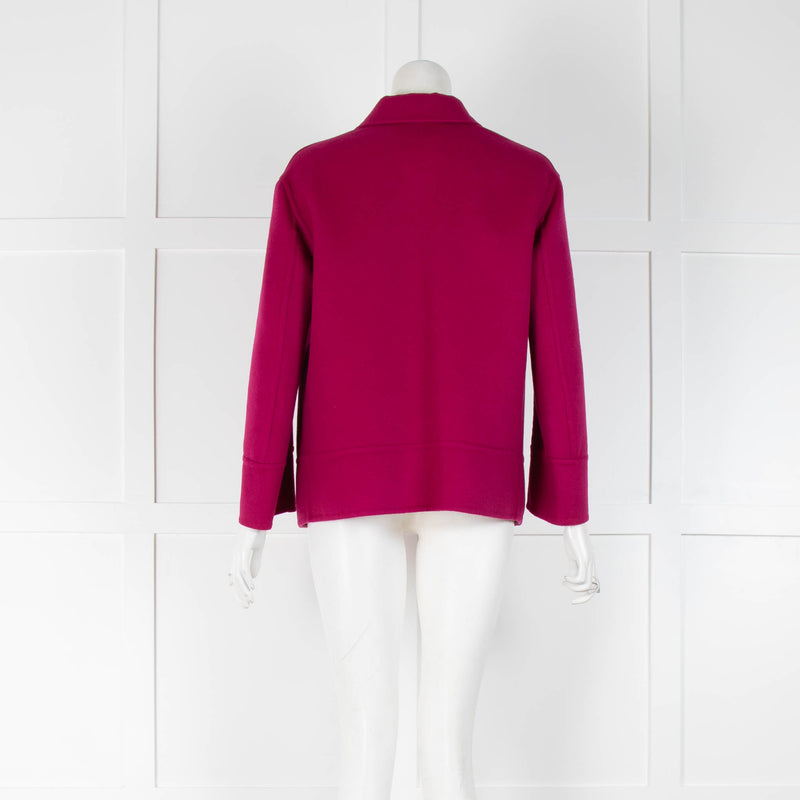 Loro Piana Fuschia Cashmere Short Jacket