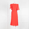 Alice + Olivia Red Short Sleeve Wrap Dress