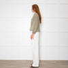 Marella Sage Green Mohair Roundneck Jumper