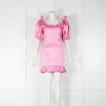 Rotate Pink Ruffle Mini Dress