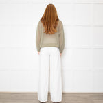 Marella Sage Green Mohair Roundneck Jumper