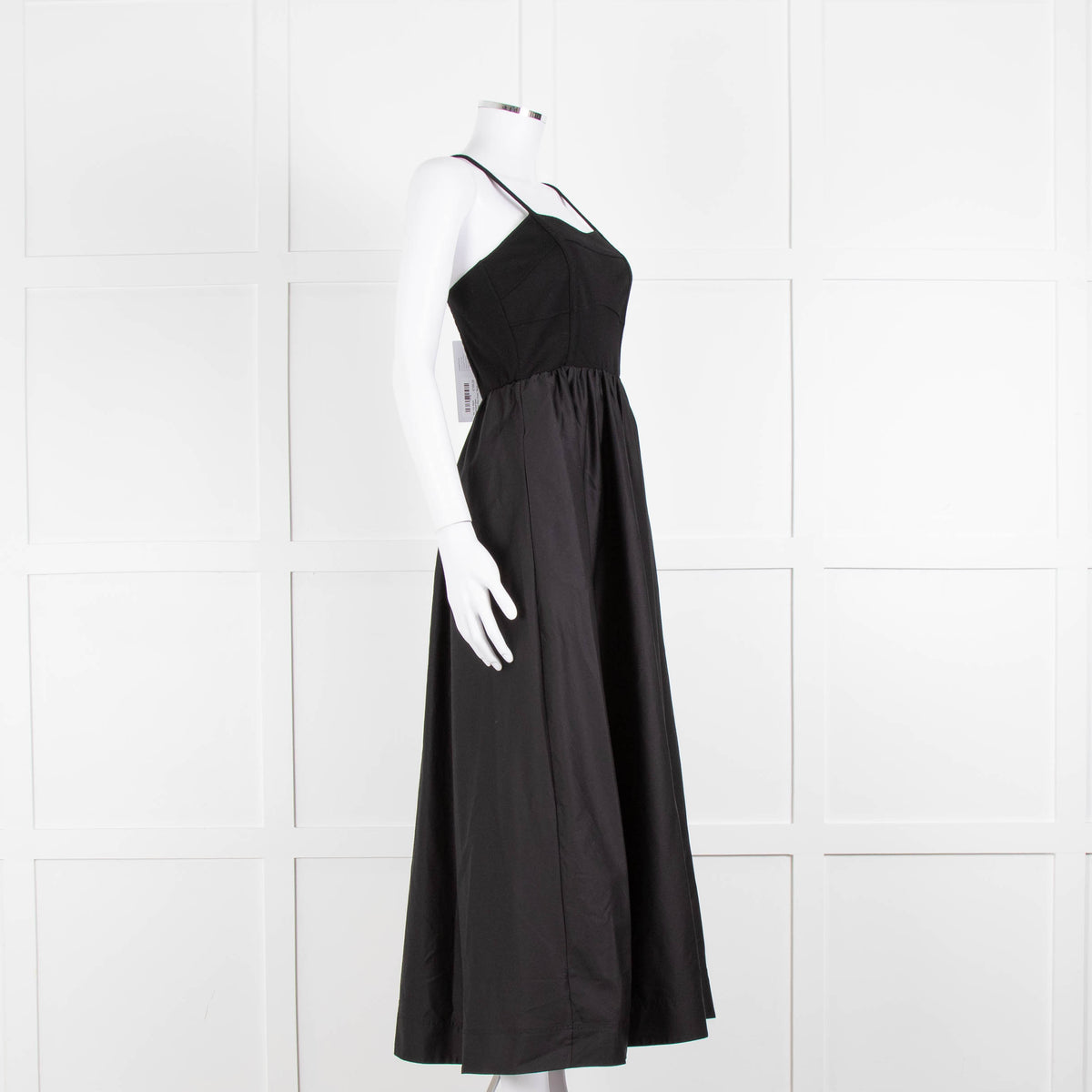 Me + Em Black Elasticated Back Sleeveless Maxi Dress