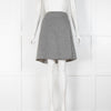 Loro Piana Grey Cashmere Skirt with Leather Closure