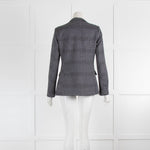 Caractere Grey Silver Thread Tweedy Blazer