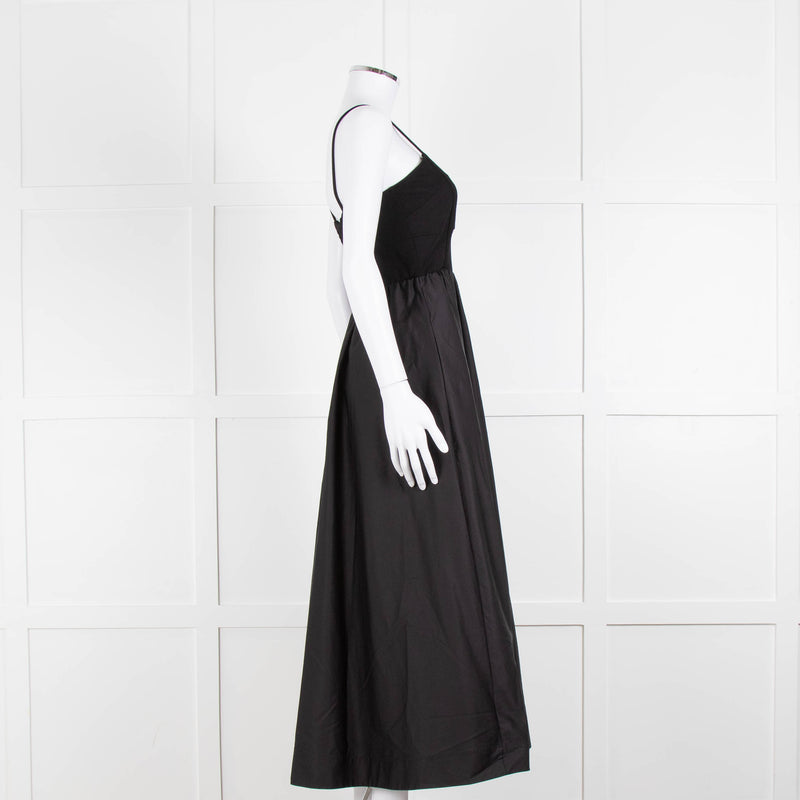 Me + Em Black Elasticated Back Sleeveless Maxi Dress