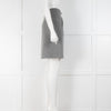Loro Piana Grey Cashmere Skirt with Leather Closure