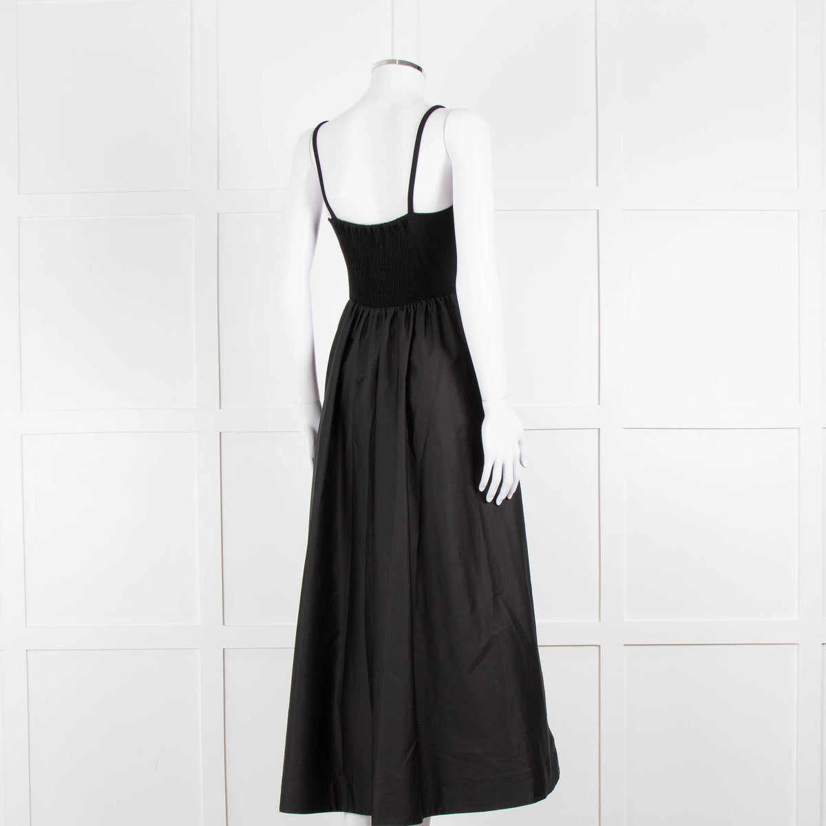 Me + Em Black Elasticated Back Sleeveless Maxi Dress