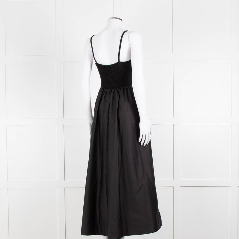 Me + Em Black Elasticated Back Sleeveless Maxi Dress