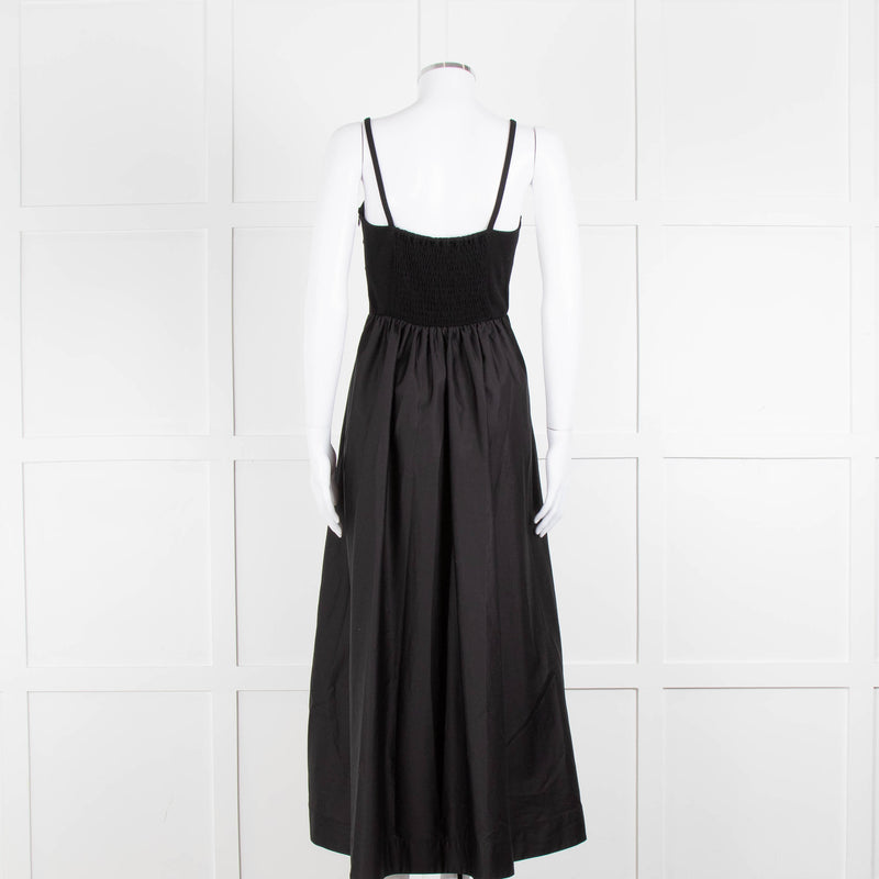 Me + Em Black Elasticated Back Sleeveless Maxi Dress